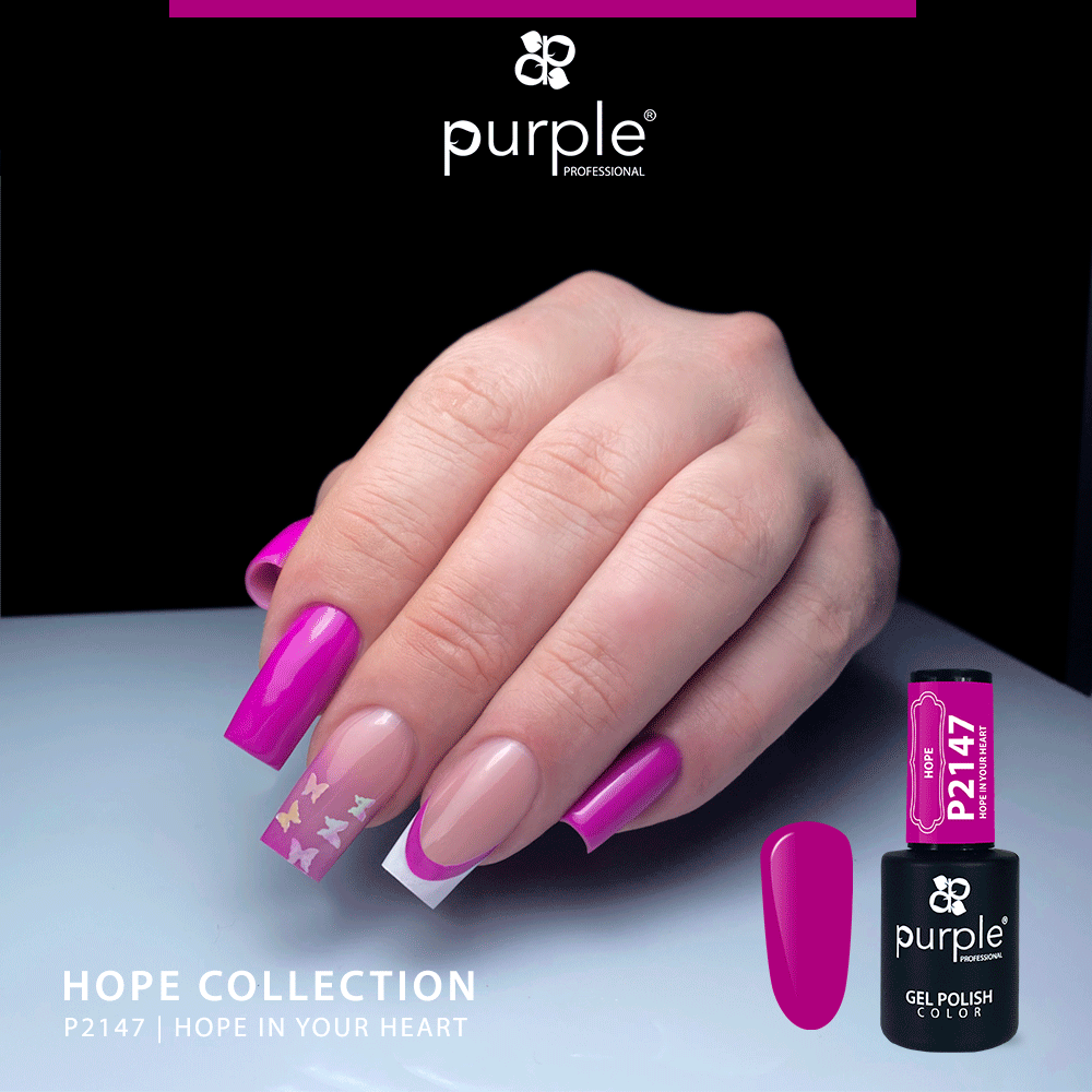 Gel Polish Hope in Your Heart - Pipa Cosmetics Purple Professional®