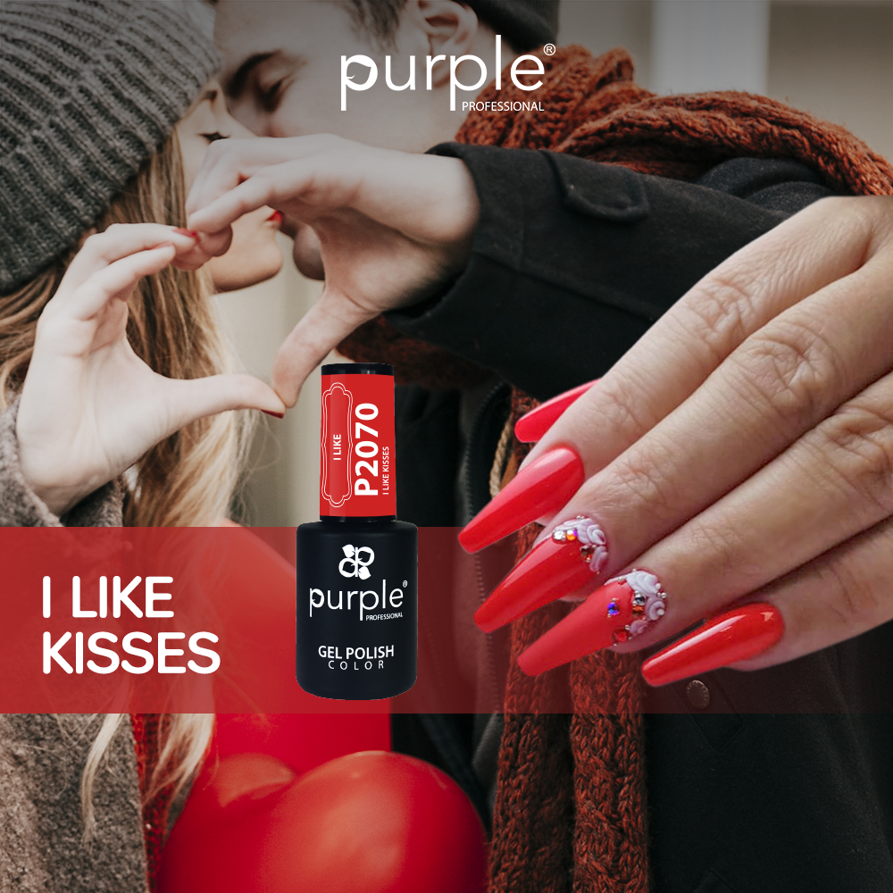 Gel Polish I Like Kisses - Pipa Cosmetics Purple Professional®