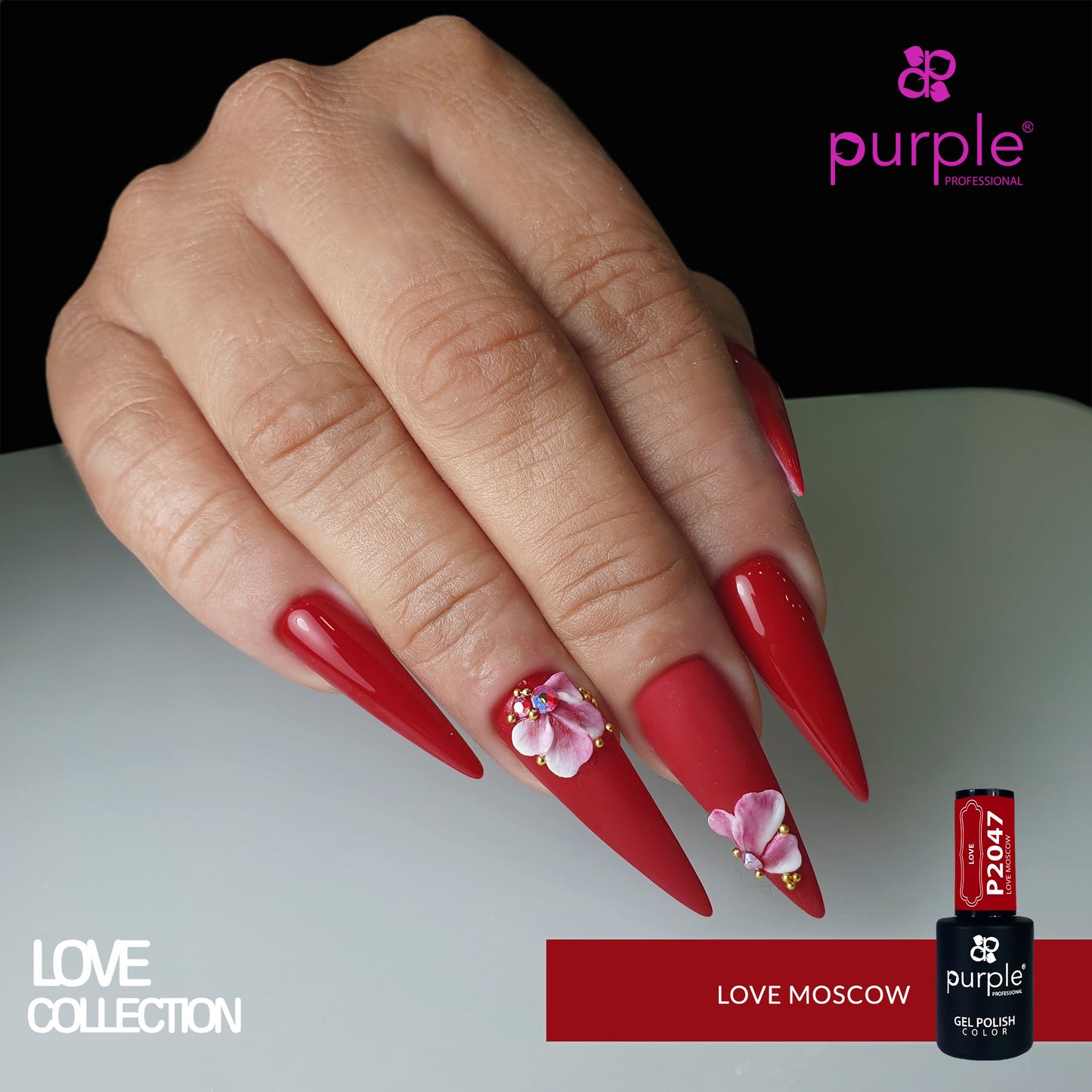 Gel Polish Love Moscow - Pipa Cosmetics Purple Professional®