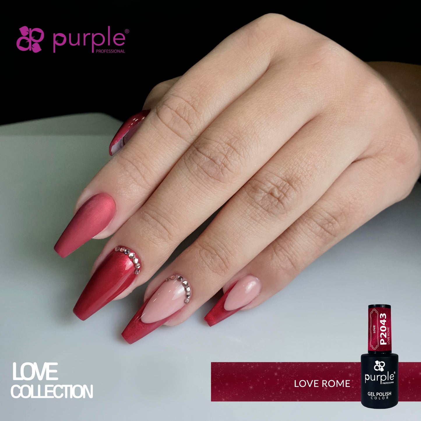Gel Polish Love Rome - Pipa Cosmetics Purple Professional®