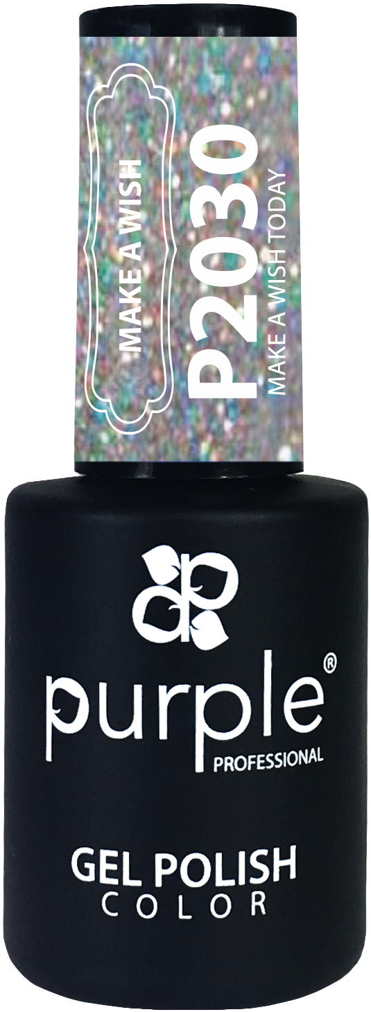 Gel Polish Make a Wish Today glitter - Pipa Cosmetics Purple Professional®
