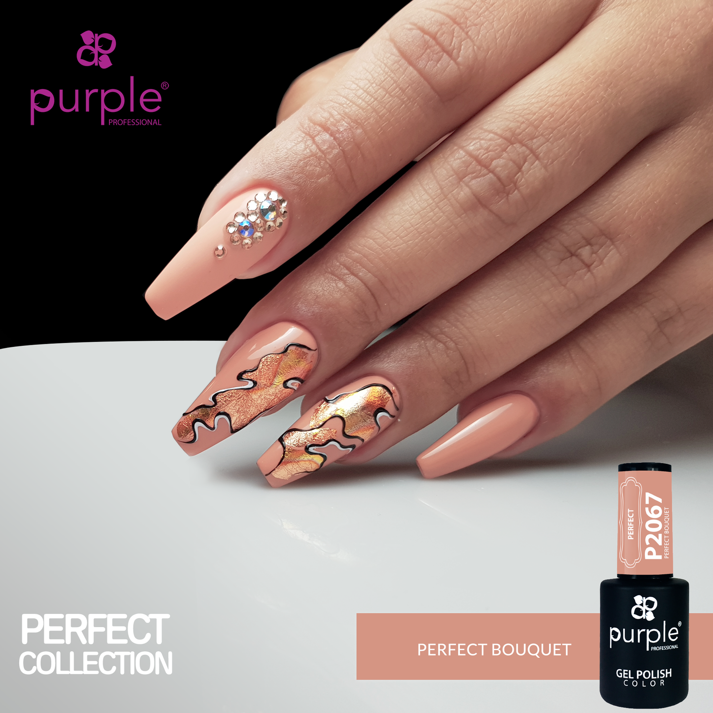 Gel Polish Perfect Bouquet - Pipa Cosmetics Purple Professional®