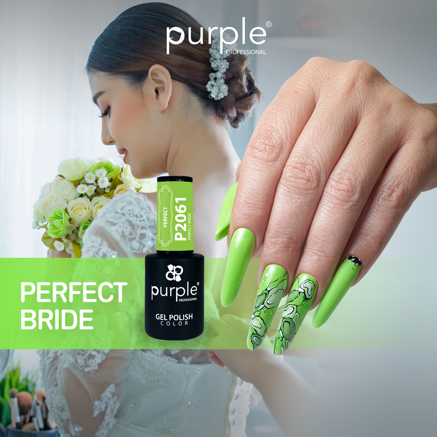 Gel Polish Perfect Bride - Pipa Cosmetics Purple Professional®