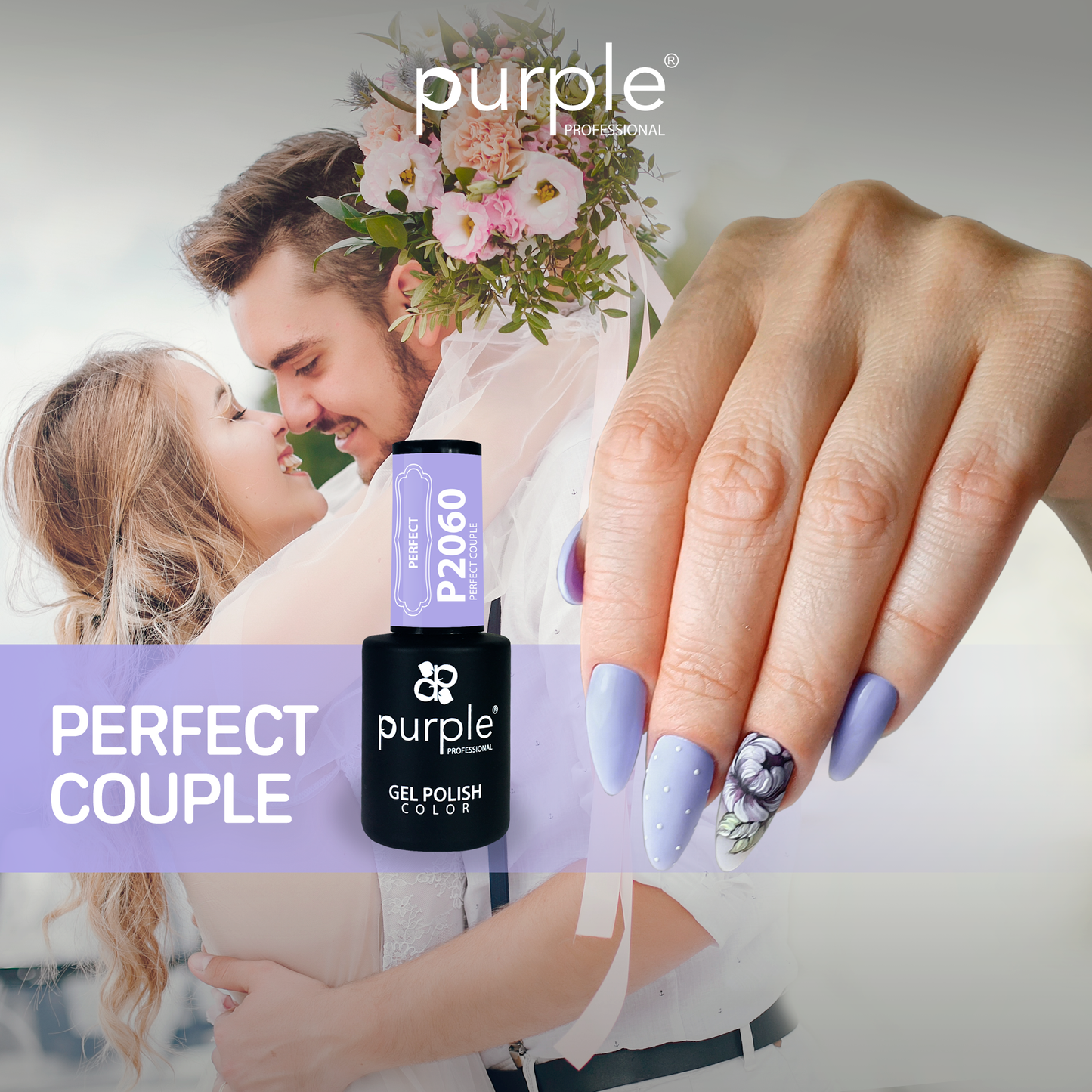 Gel Polish Perfect Couple - Pipa Cosmetics Purple Professional®
