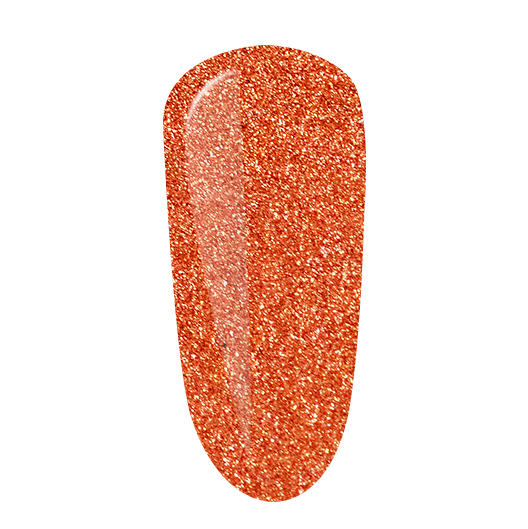 Gel Polish Precious Golden Cooper glitter - Pipa Cosmetics Purple Professional®