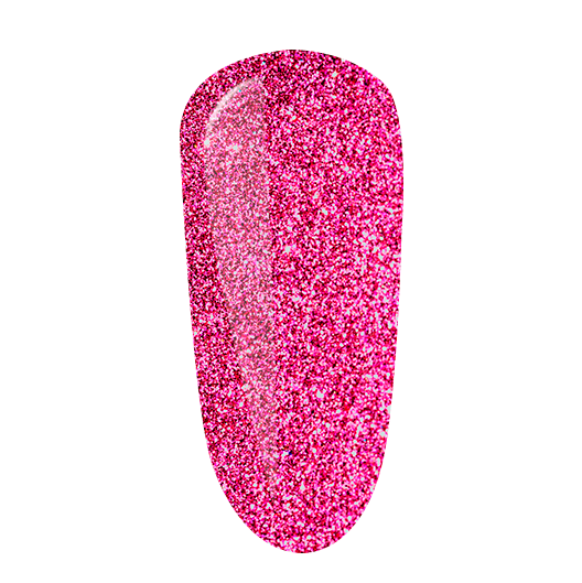 Gel Polish Precious Pink Fuchsia glitter - Pipa Cosmetics Purple Professional®
