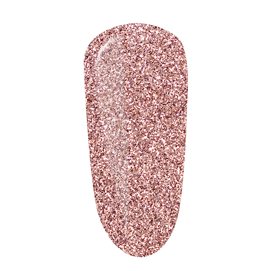 Gel Polish Precious Rose Gold glitter - Pipa Cosmetics Purple Professional®