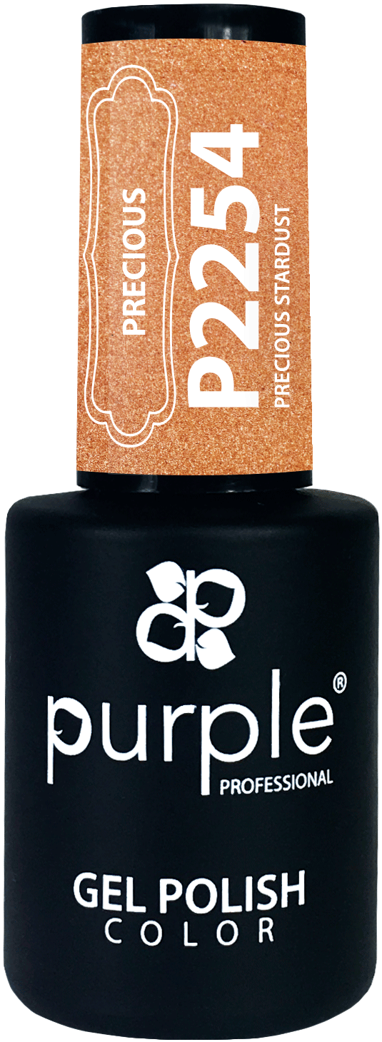 Gel Polish Precious Stardust glitter - Pipa Cosmetics Purple Professional®