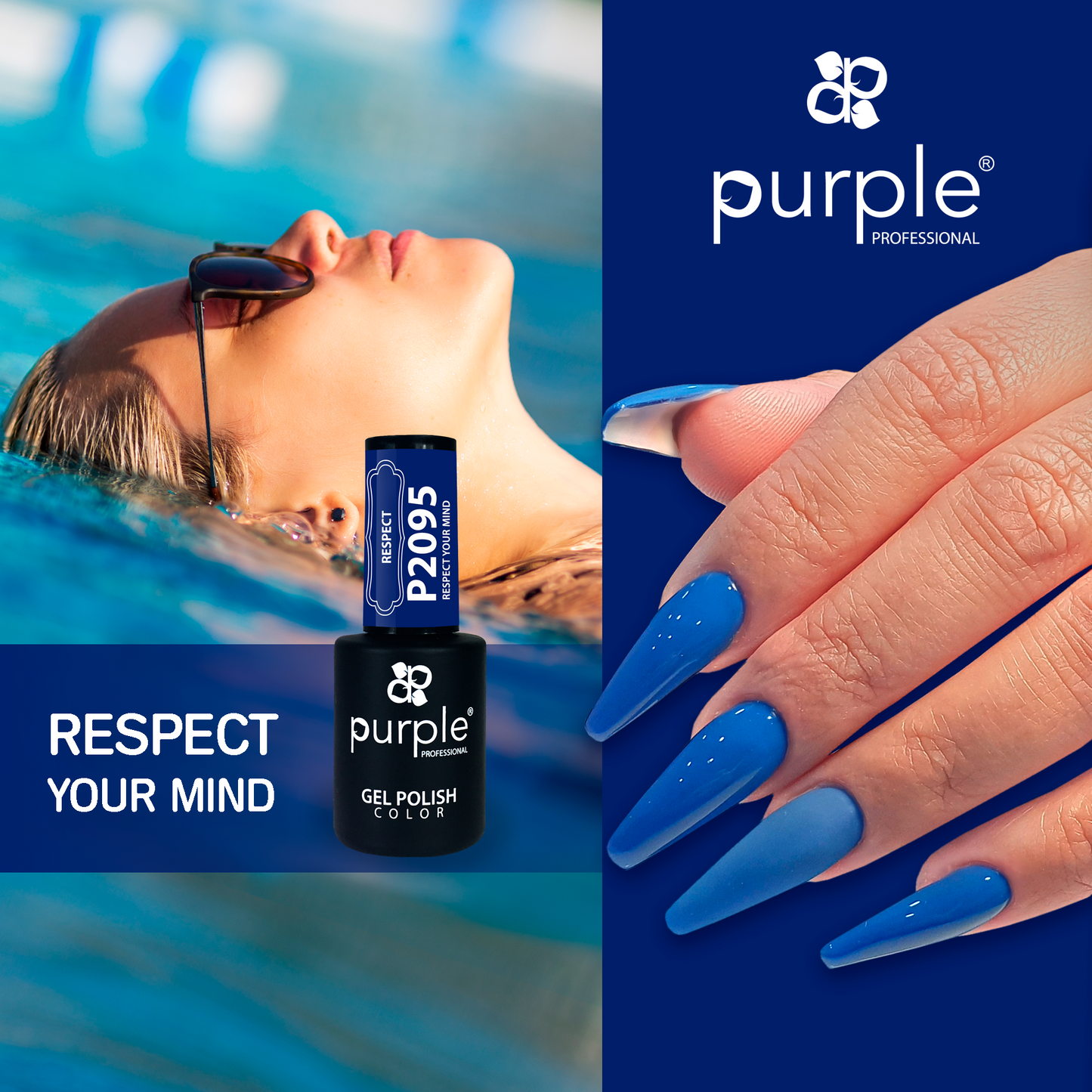 Gel Polish Respect Your Mind - Pipa Cosmetics Purple Professional®