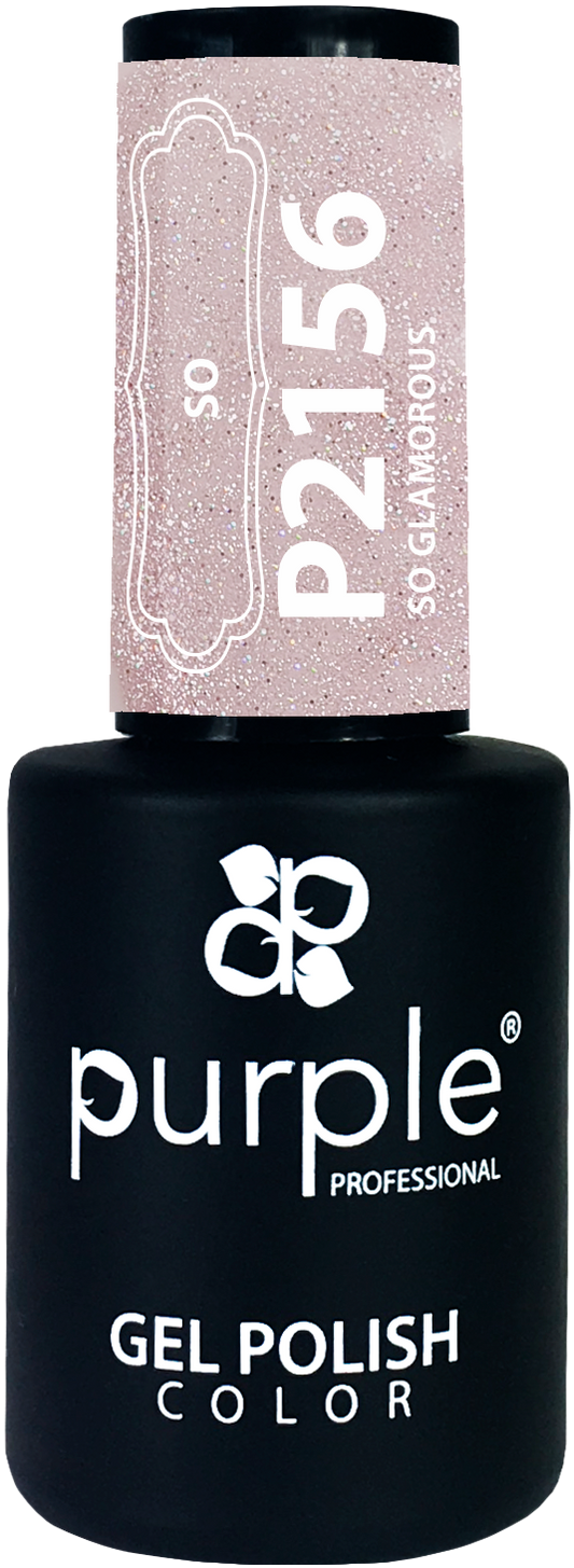 Gel Polish So Glamorous  glitter - Pipa Cosmetics Purple Professional®