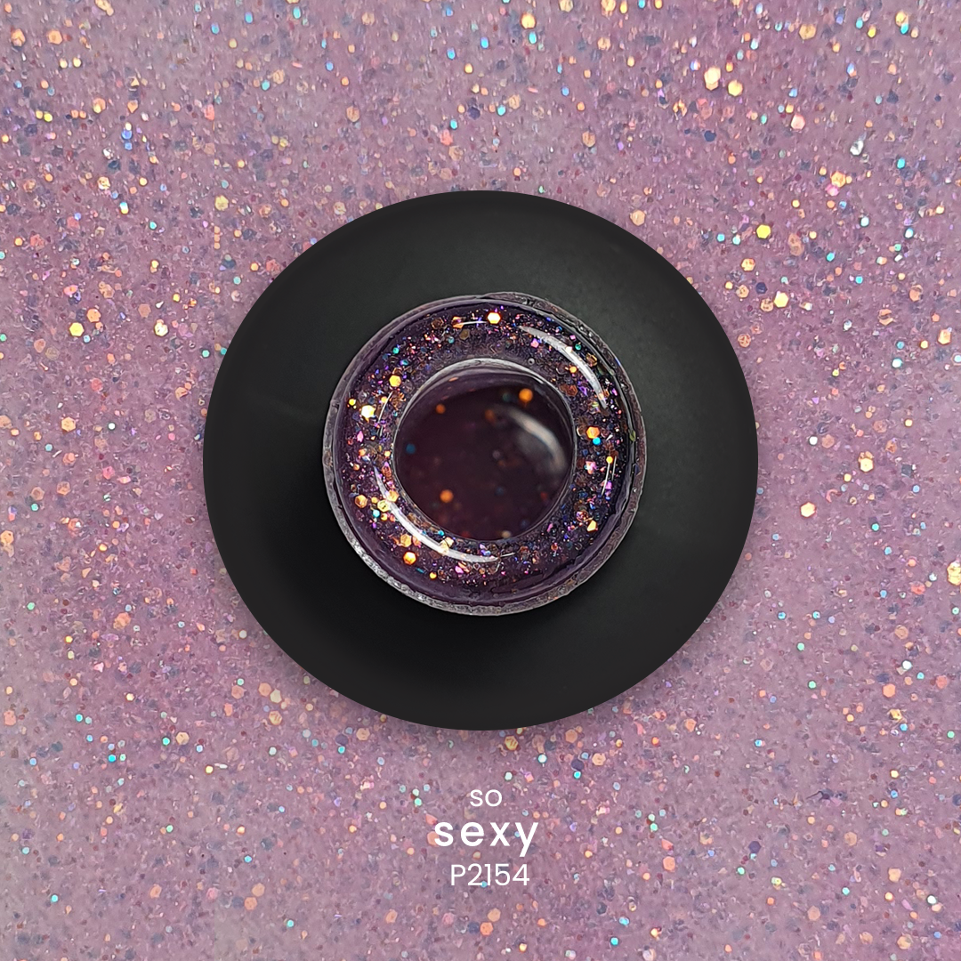 Gel Polish So Sexy glitter - Pipa Cosmetics Purple Professional®