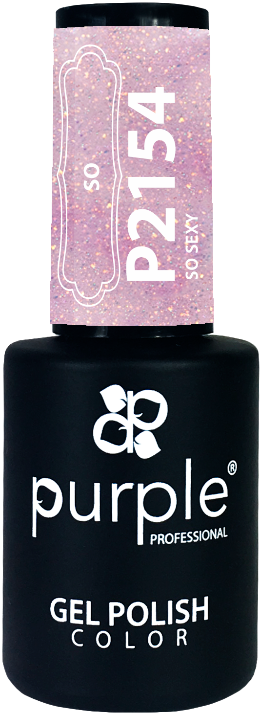 Gel Polish So Sexy glitter - Pipa Cosmetics Purple Professional®
