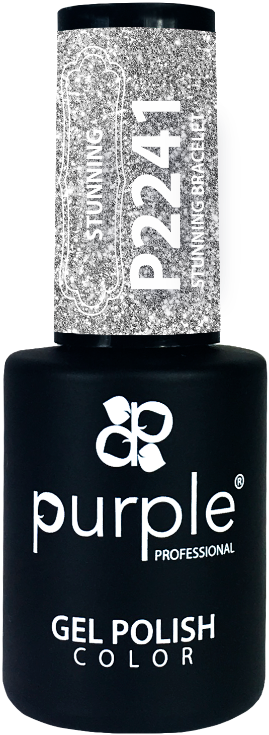 Gel Polish Stunning Bracelet glitter - Pipa Cosmetics Purple Professional®