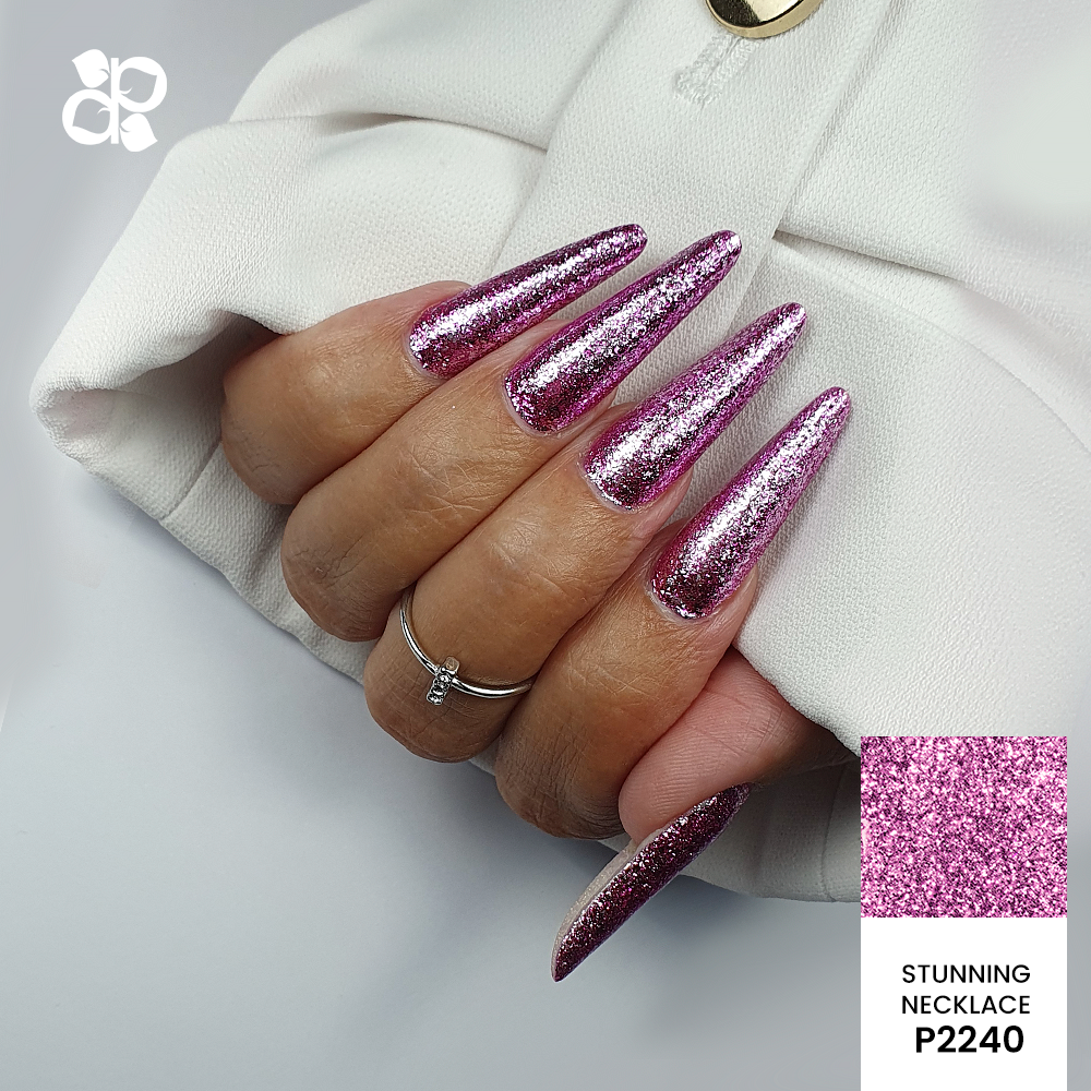 Gel Polish Stunning Necklace glitter - Pipa Cosmetics Purple Professional®