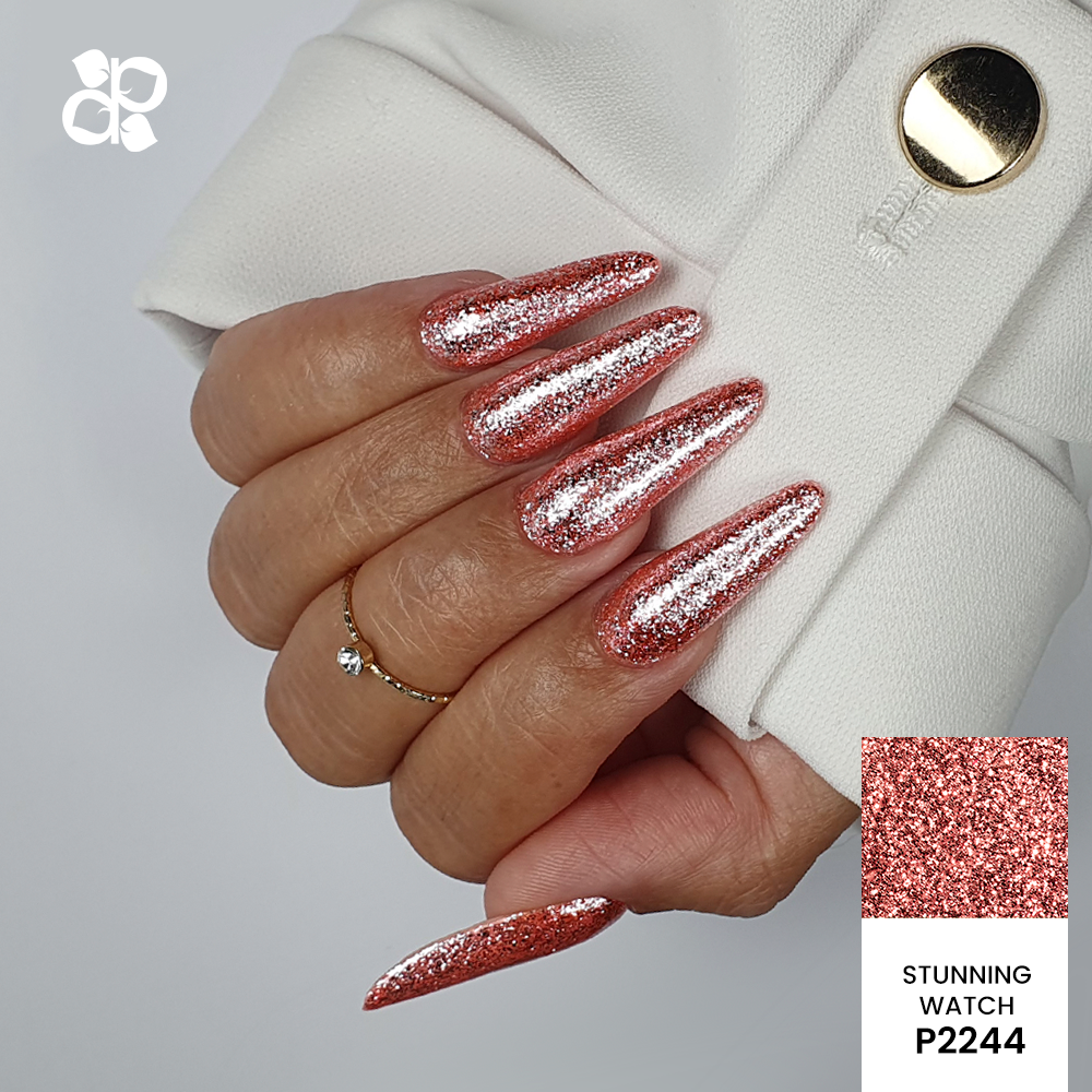 Gel Polish Stunning Watch glitter - Pipa Cosmetics Purple Professional®