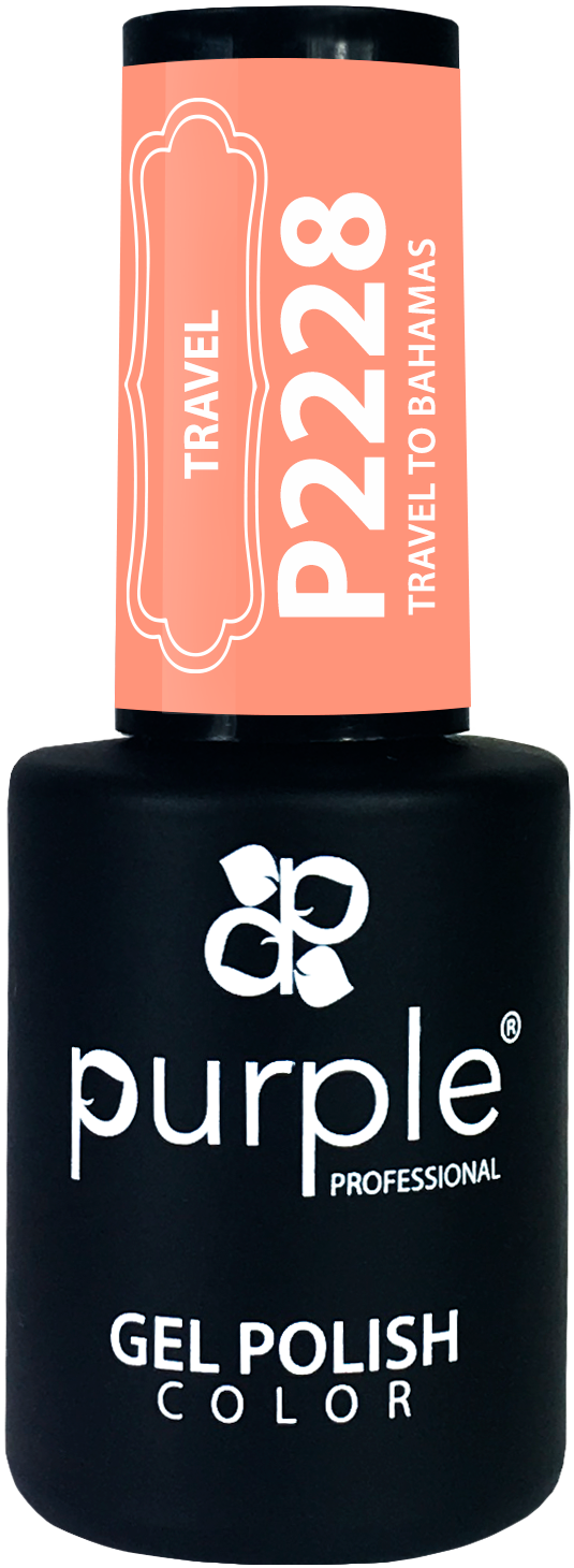 Gel Polish Travel to Bahamas - Pipa Cosmetics Purple Professional®