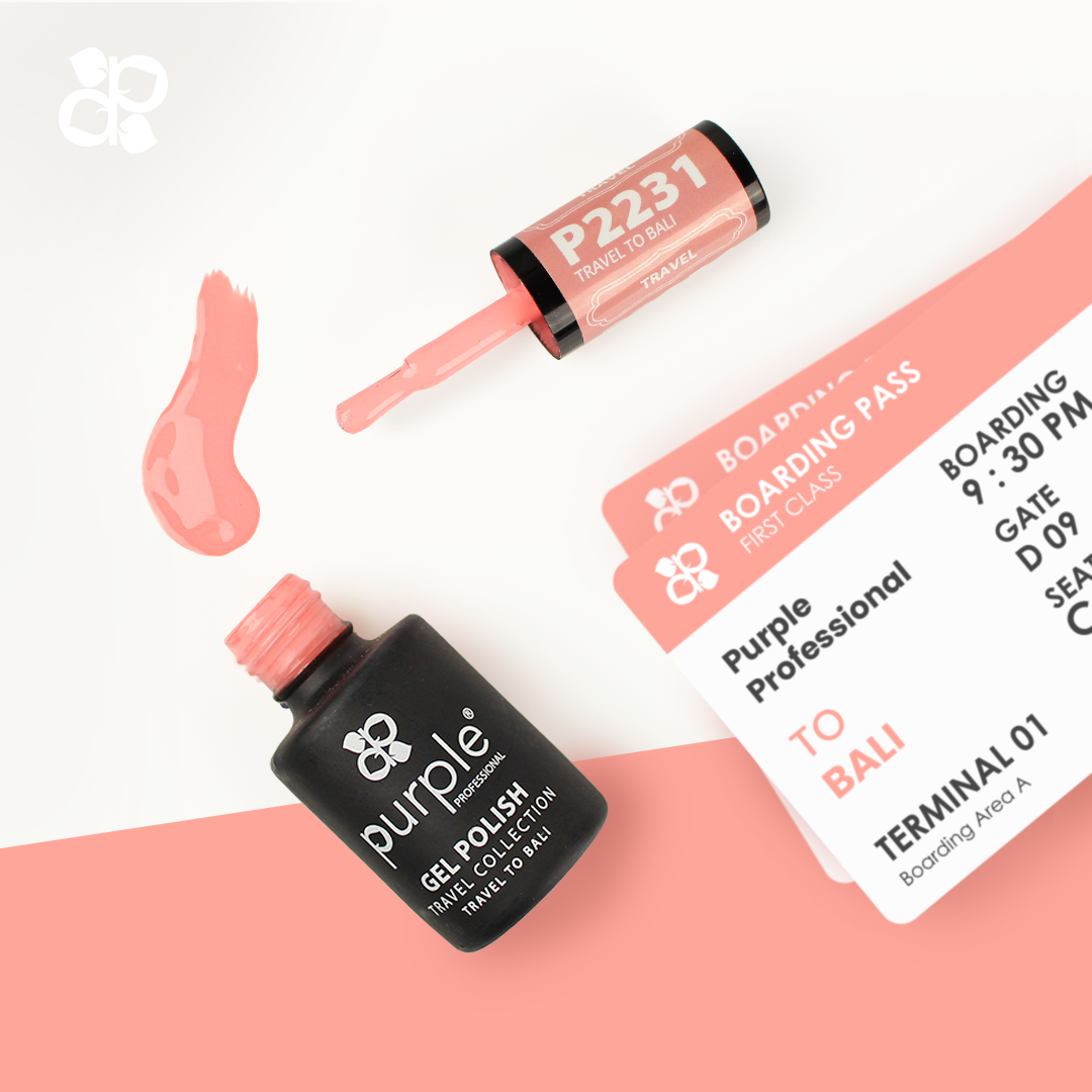 Gel Polish Travel to Bali - Pipa Cosmetics Purple Professional®