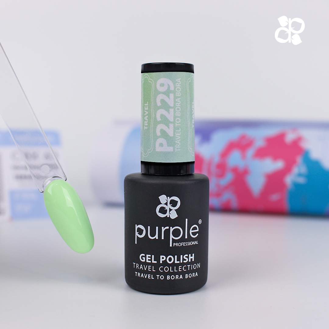 Gel Polish Travel to Bora Bora - Pipa Cosmetics Purple Professional®
