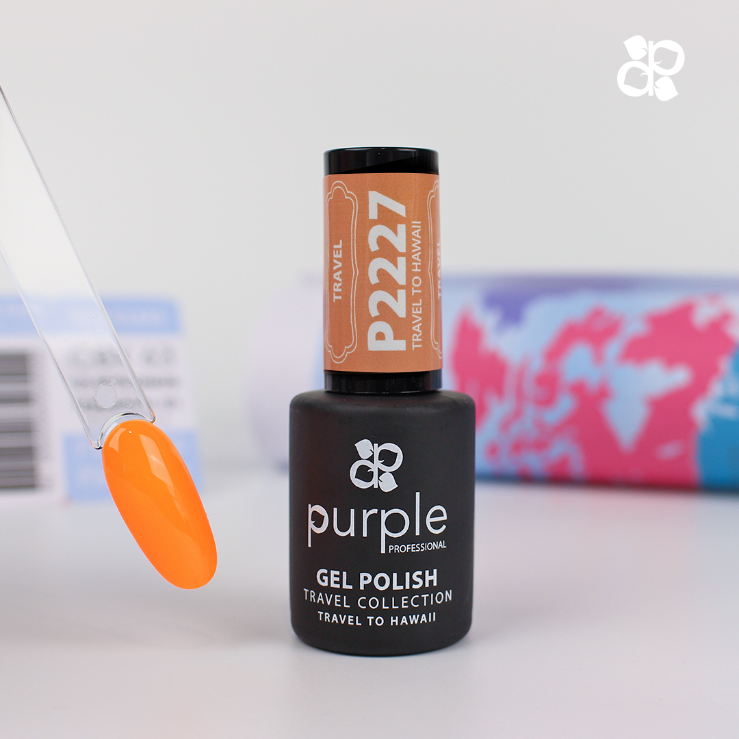Gel Polish Travel to Hawaii - Pipa Cosmetics Purple Professional®