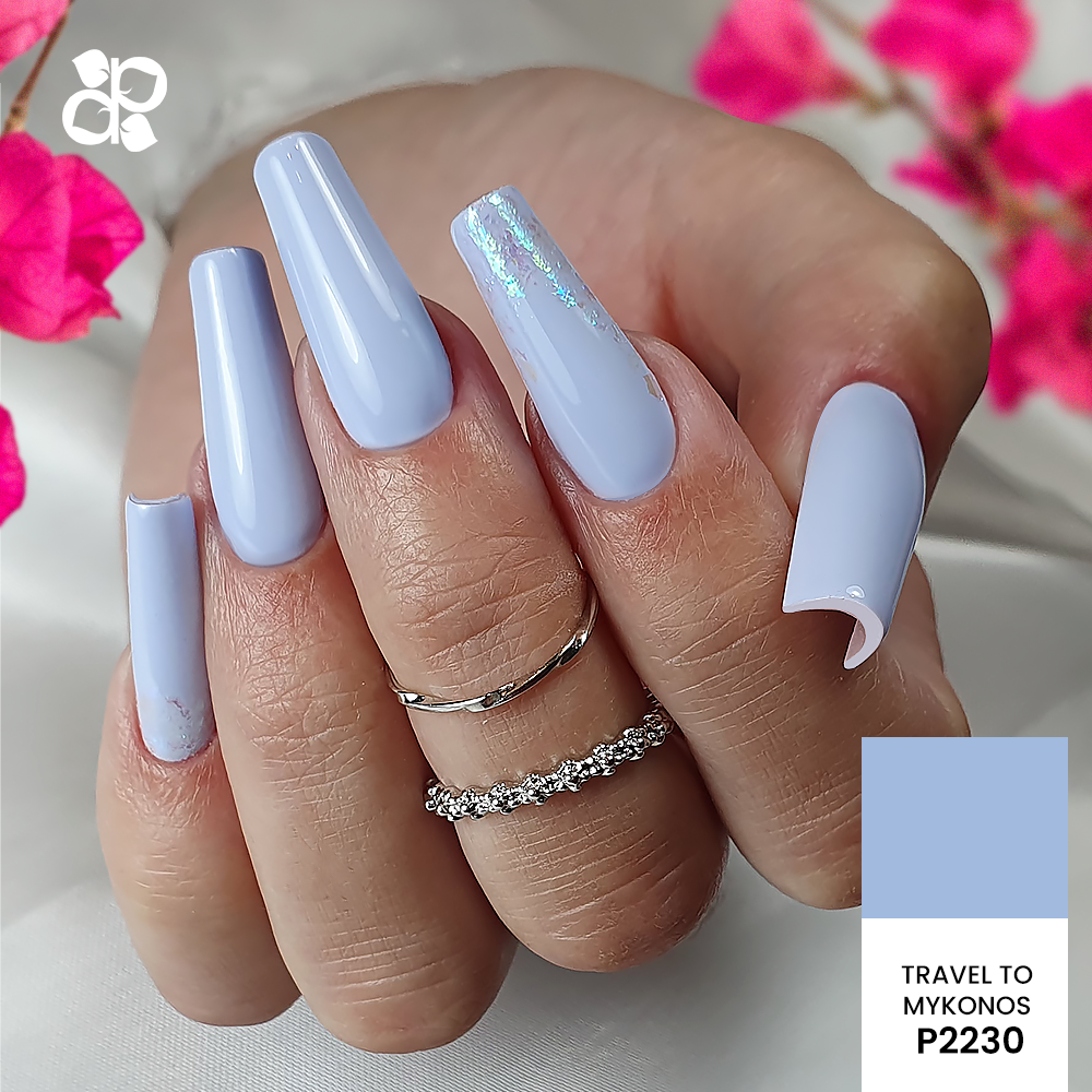 Gel Polish Travel to Mykonos - Pipa Cosmetics Purple Professional®