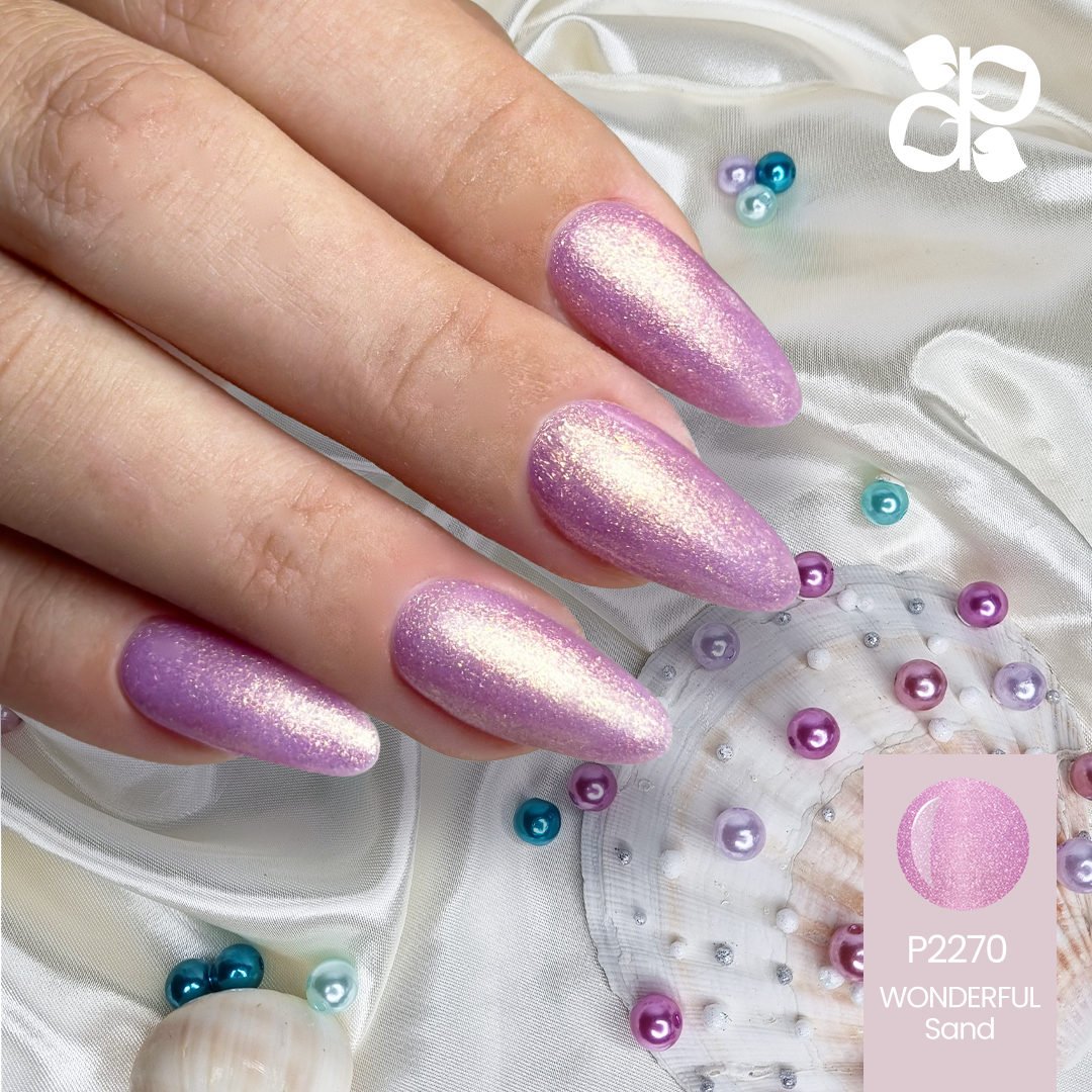 Gel Polish Wonderful Sand glitter - Pipa Cosmetics Purple Professional®