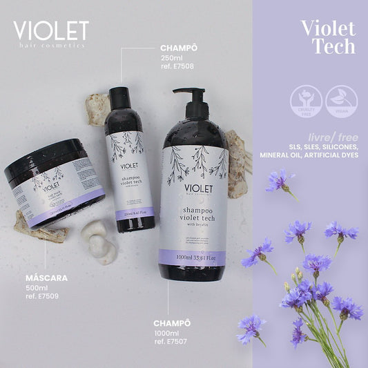 Hair Mask Violet Tech - Pipa Cosmetics Violet Hair Cosmetics®