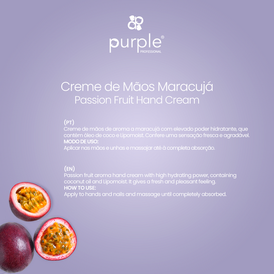 Hand Cream Passion Fruit - Pipa Cosmetics Purple Professional®