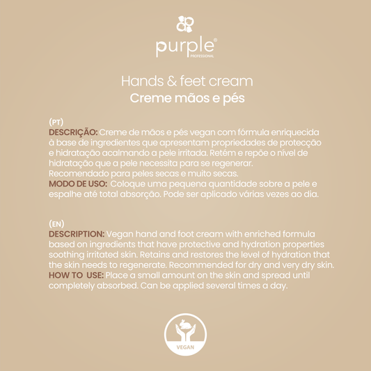 Hands & Feet Cream Mango - Vegan - Pipa Cosmetics Purple Professional®