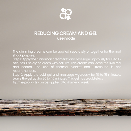 Hot Reducing Cream Cinnamon 500ml - Pipa Cosmetics Purple Professional®