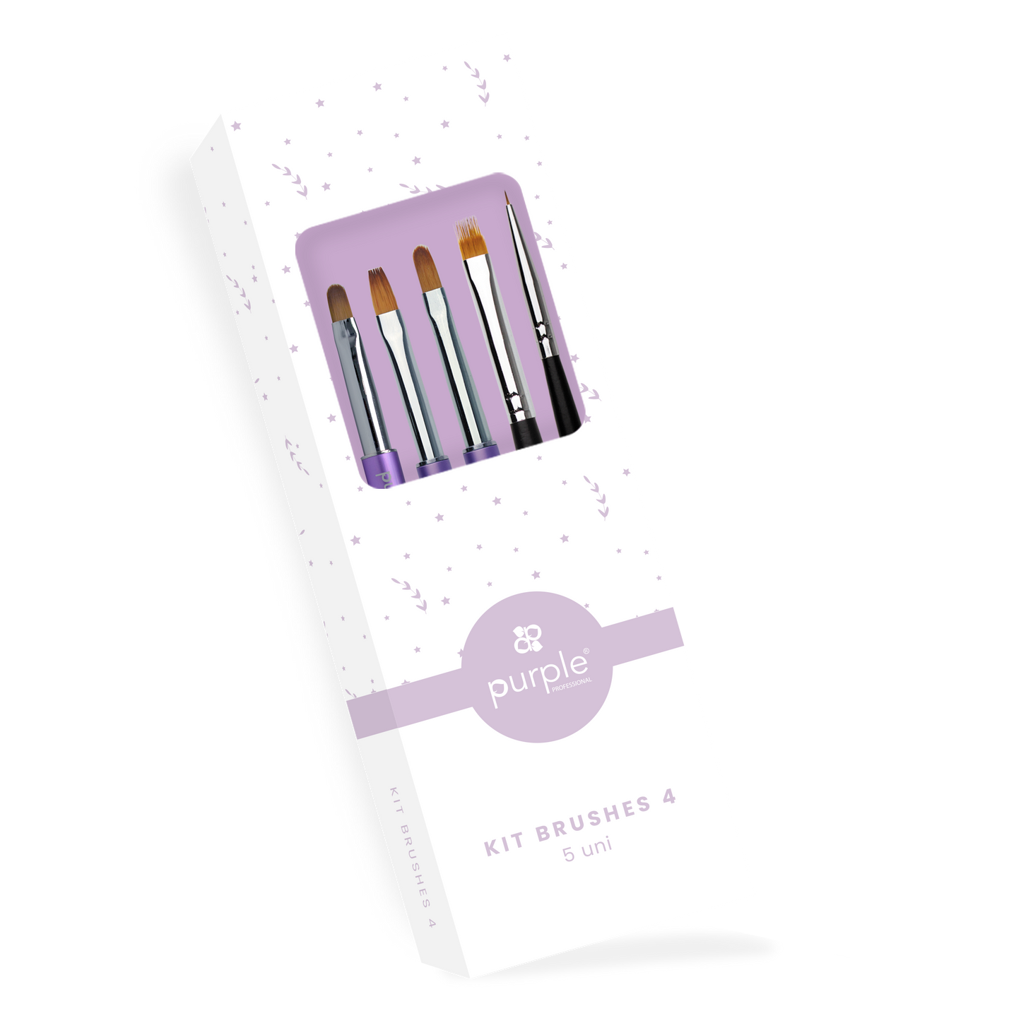 Kit Brushes 4 - Pipa Cosmetics Purple Professional®