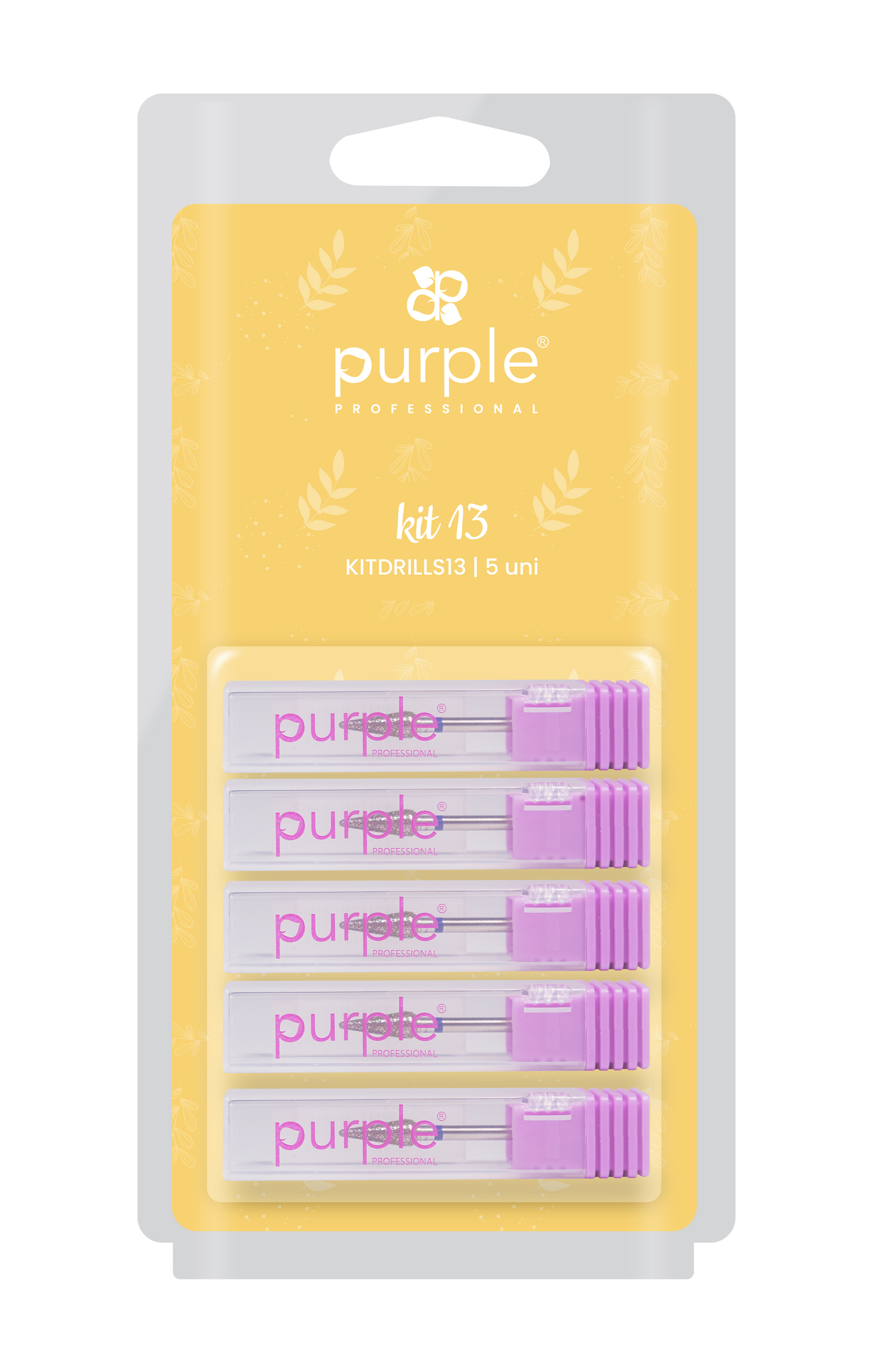 Kit Drills 13 - Pipa Cosmetics Purple Professional®