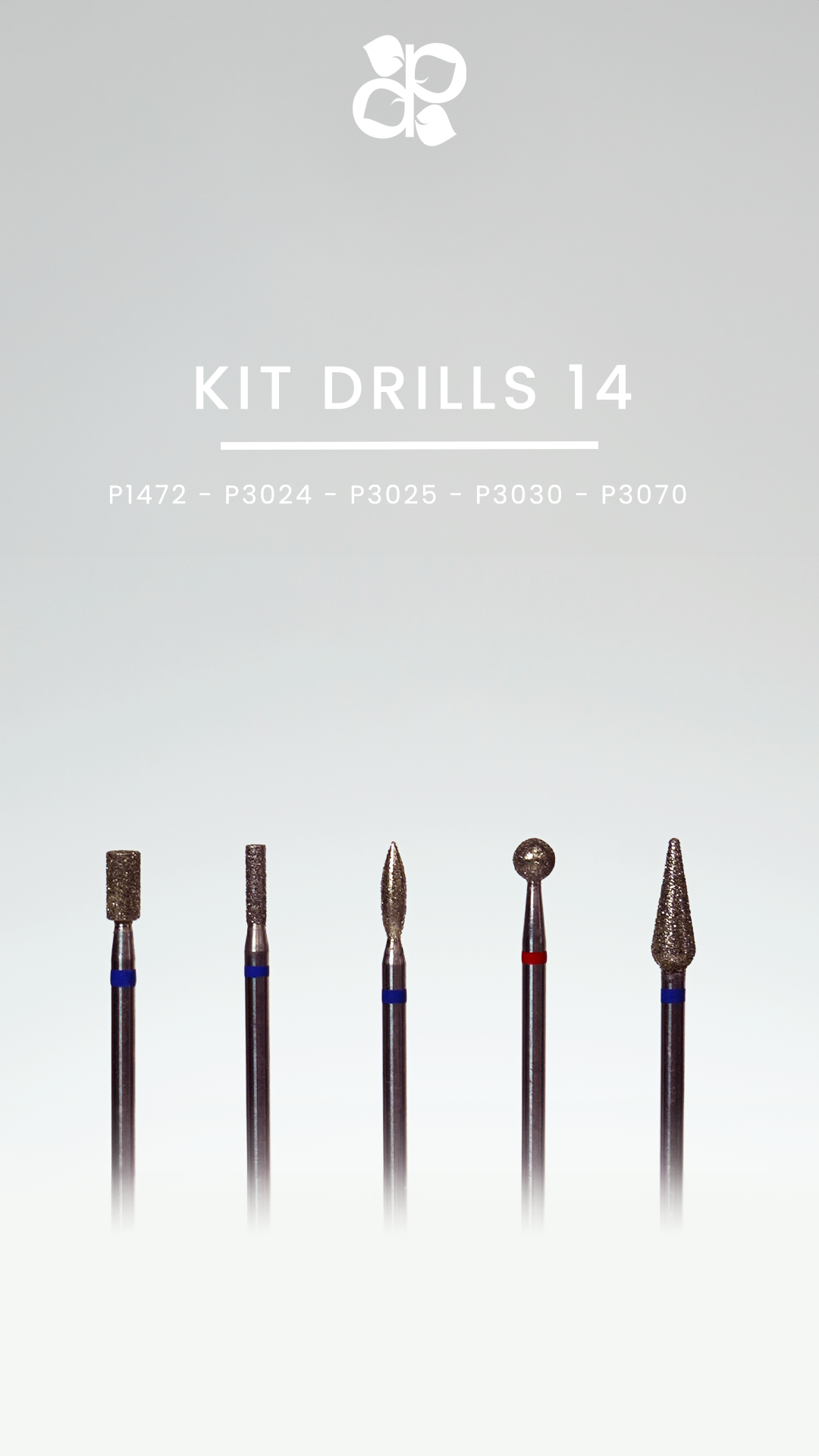 Kit Drills 14 - Pipa Cosmetics Purple Professional®