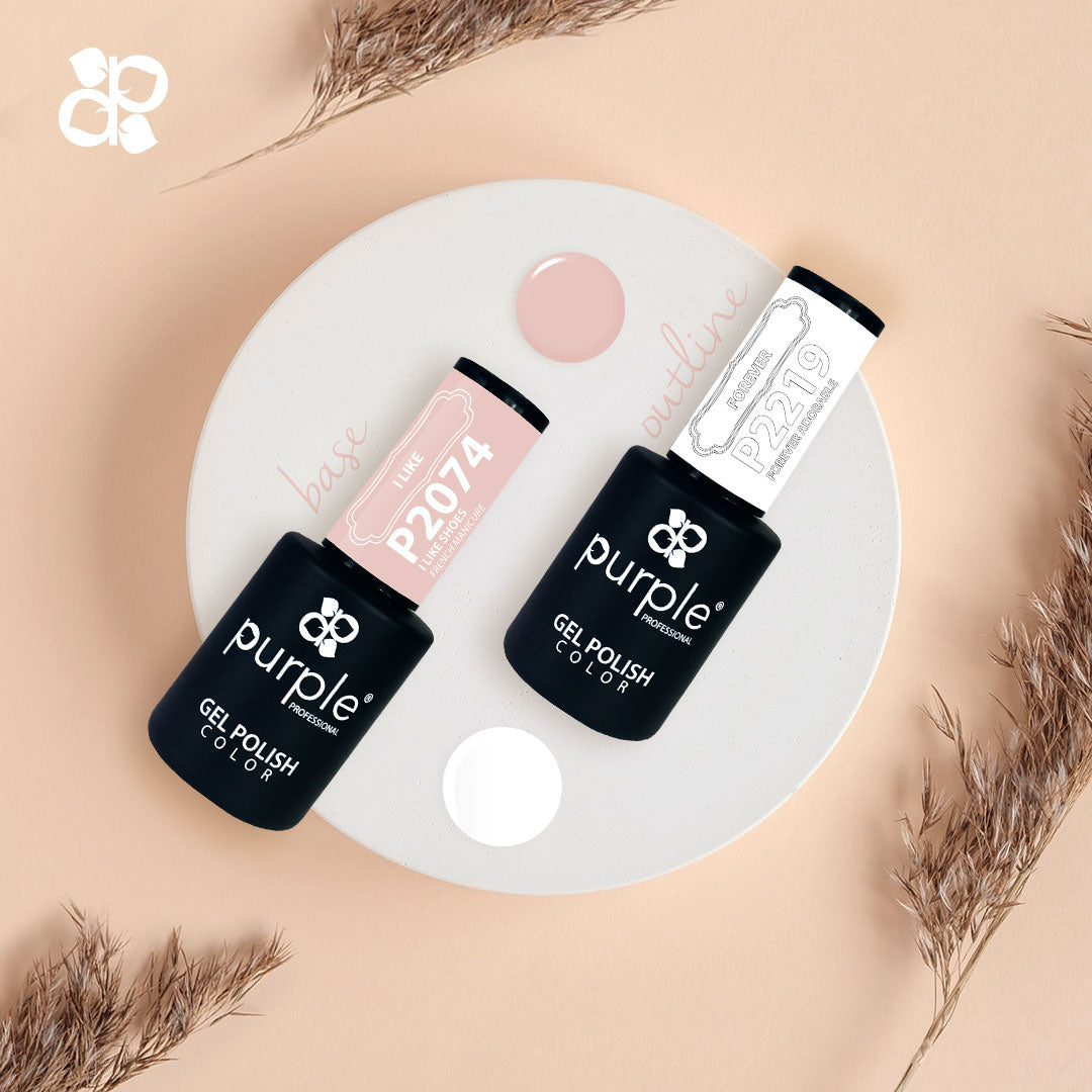 Kit French Manicure - Pipa Cosmetics Purple Professional®