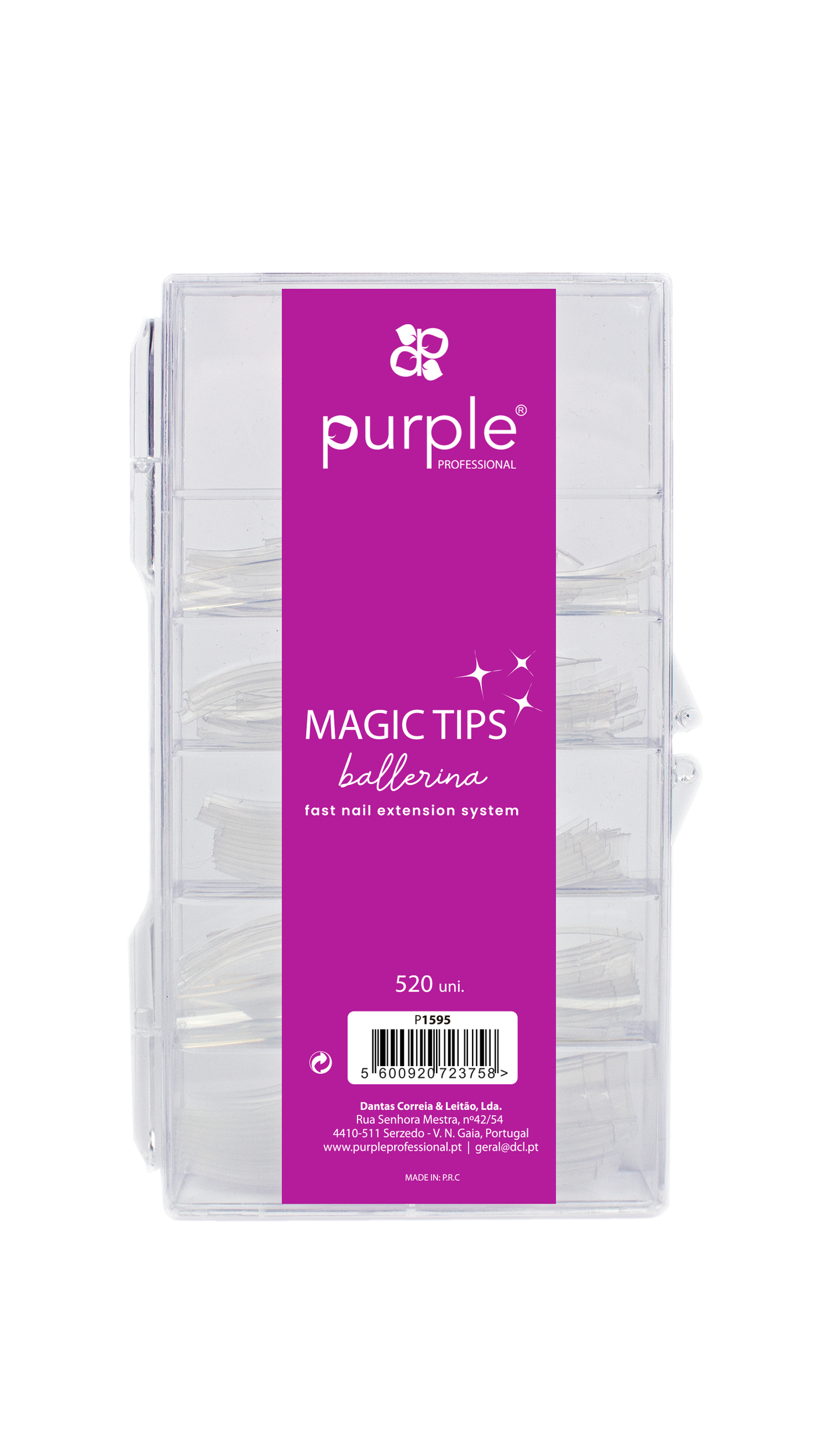 Magic Tips Ballerina Long - Pipa Cosmetics Purple Professional®