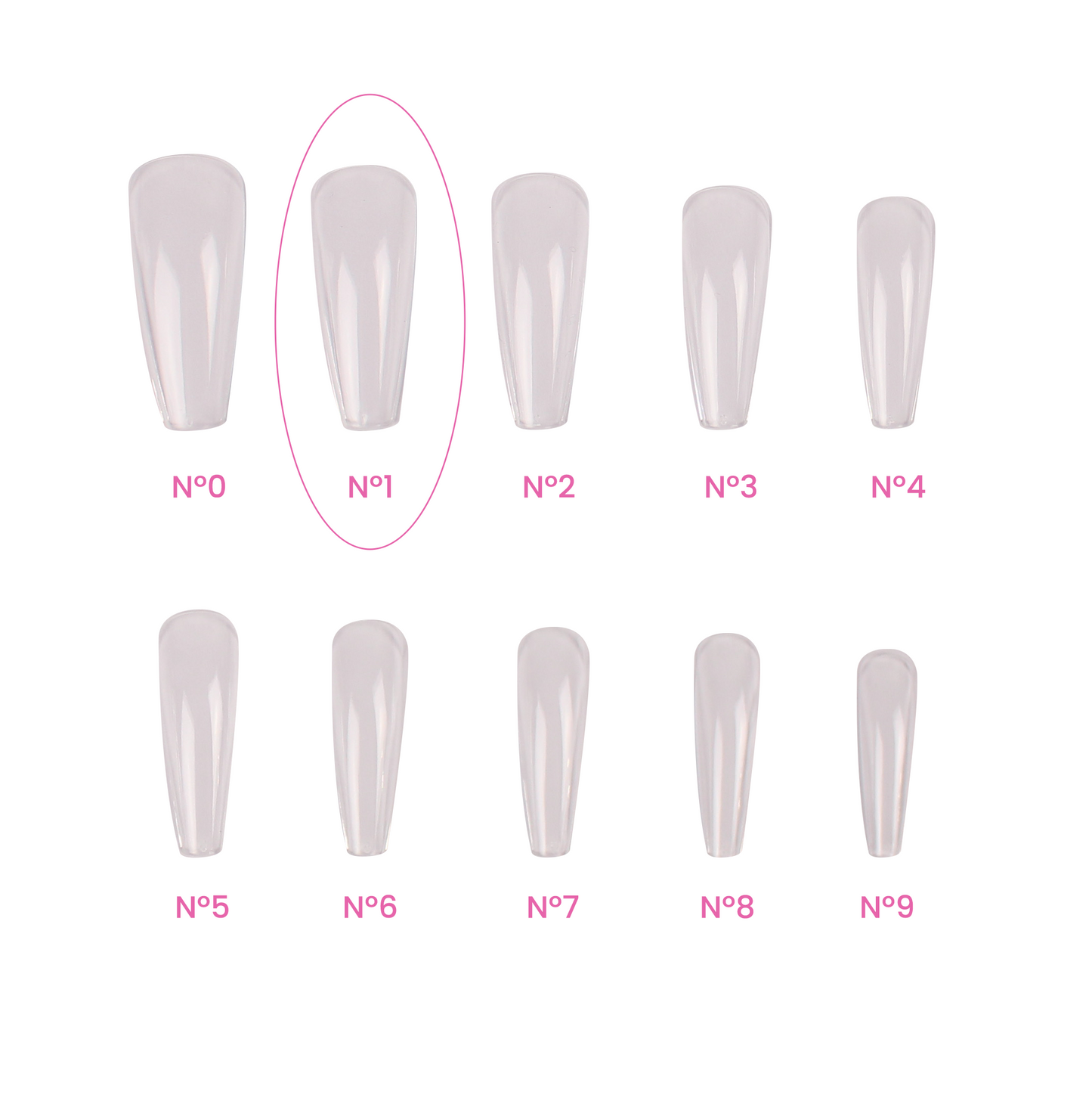 Magic Tips Ballerina Long Recargas Nº1 - Pipa Cosmetics Purple Professional®