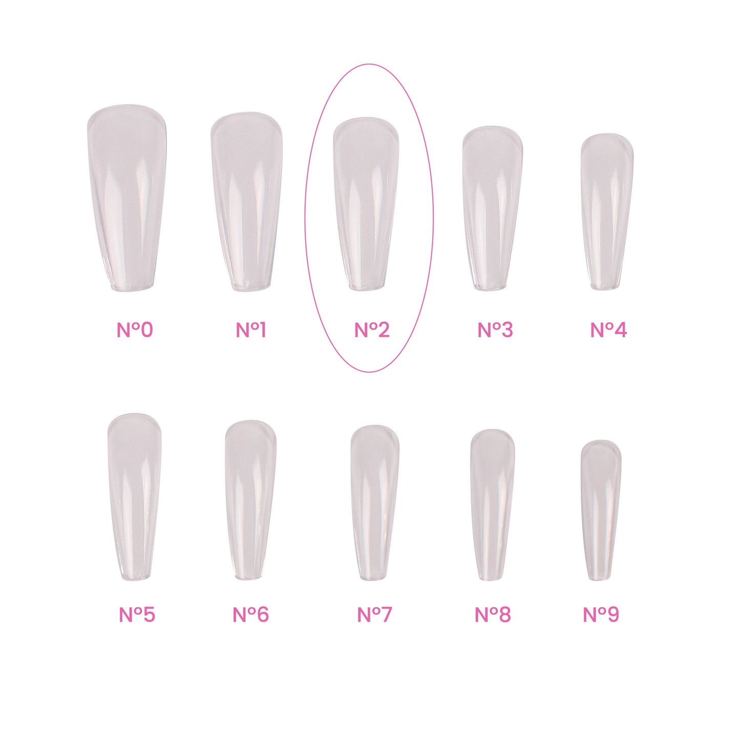 Magic Tips Ballerina Long Recargas Nº2 - Pipa Cosmetics Purple Professional®