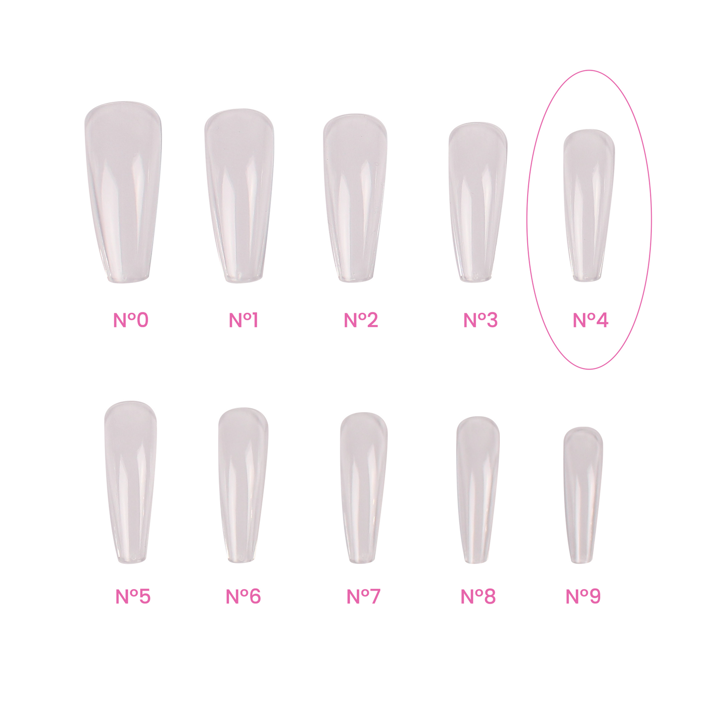 Magic Tips Ballerina Long Recargas Nº4 - Pipa Cosmetics Purple Professional®