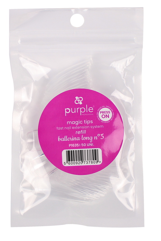 Magic Tips Ballerina Long Recargas Nº5 - Pipa Cosmetics Purple Professional®