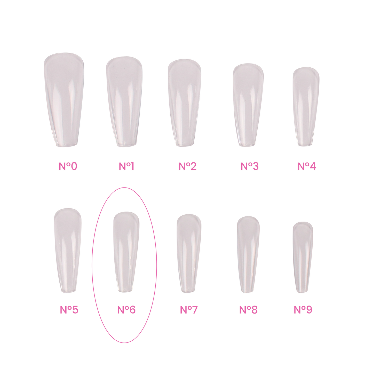 Magic Tips Ballerina Long Recargas Nº6 - Pipa Cosmetics Purple Professional®