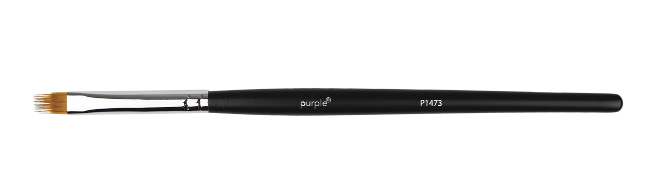 Nail Art Fork Nylon Brush (wooden handle) - Pipa Cosmetics Purple Professional®