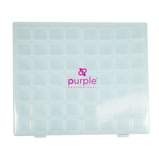 Nail Art Storage Box - Pipa Cosmetics Purple Professional®