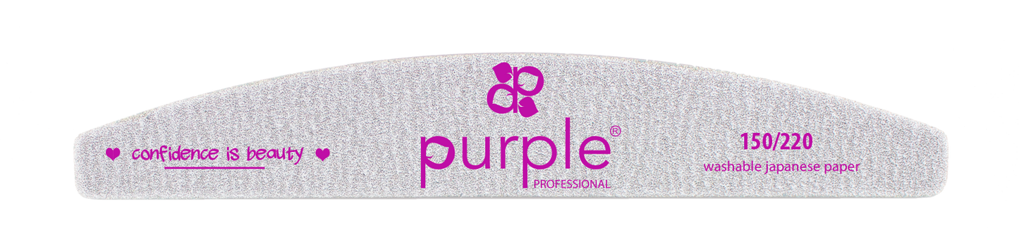 Nail File Moon 150/220 Japanese Paper - Pipa Cosmetics Purple Professional®