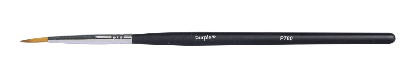 Nylon Nail Art Shadows Brush 2mm/11mm (wooden handle) - Pipa Cosmetics Purple Professional®