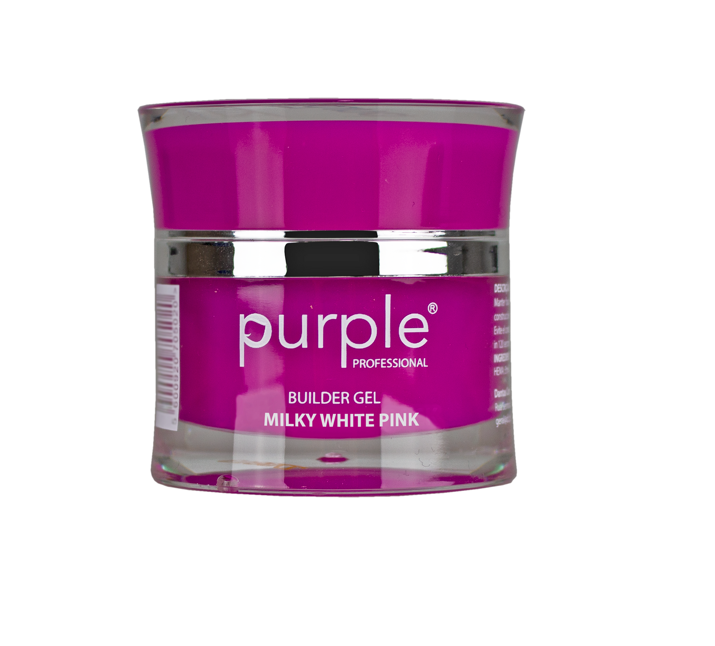 Builder Gel Milky White Pink 15 gr - Pipa Cosmetics