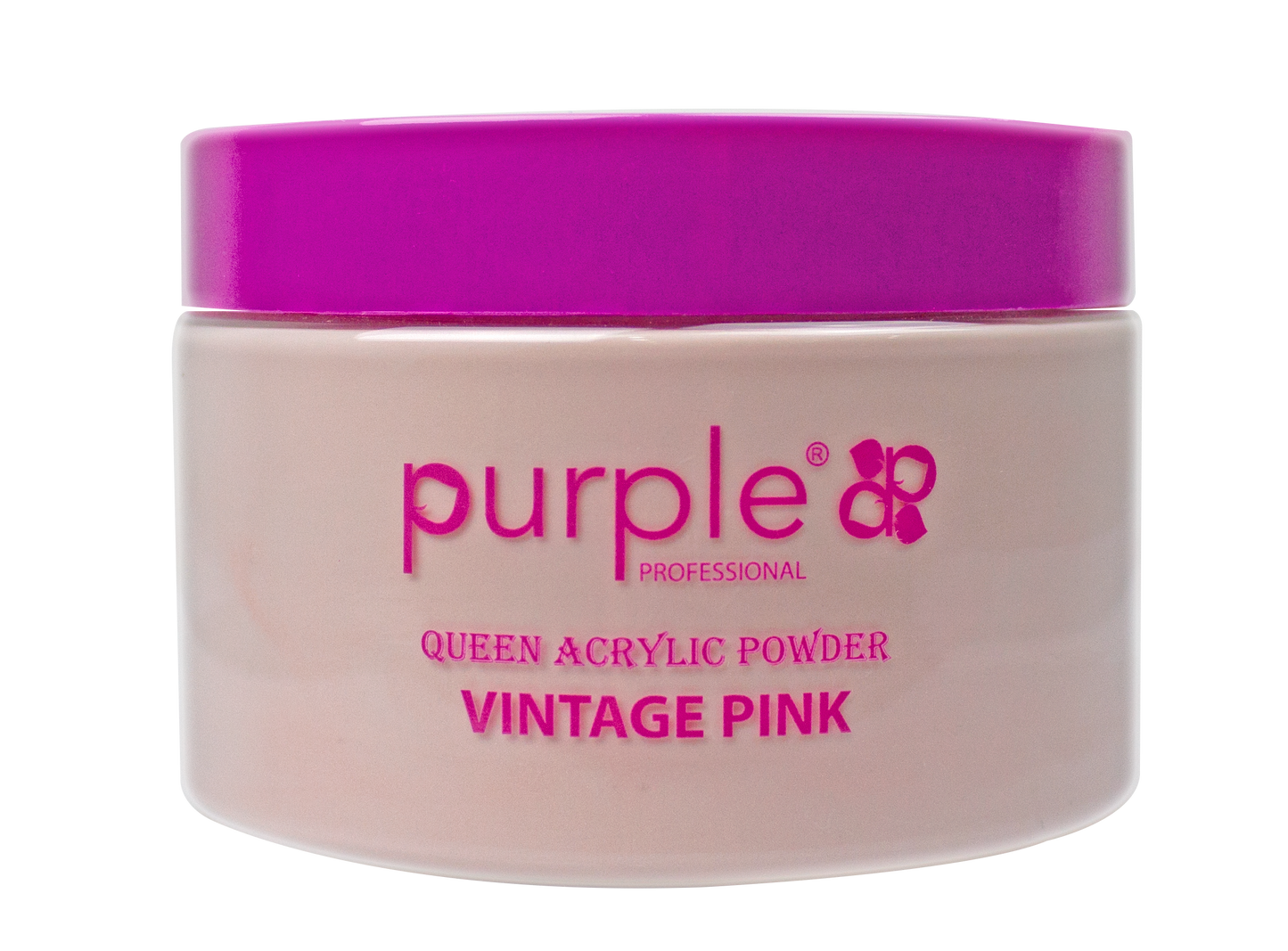 Queen Acrylic Powder Vintage Pink 200 gr - Pipa Cosmetics Purple Professional®