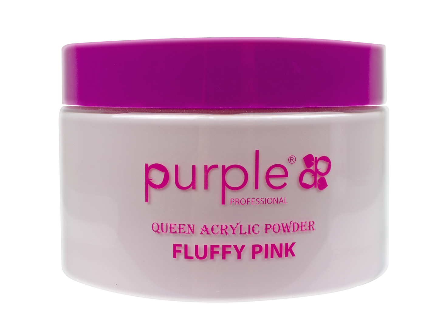 Queen Acrylic Powder Fluffy Pink 200 gr - Pipa Cosmetics Purple Professional®