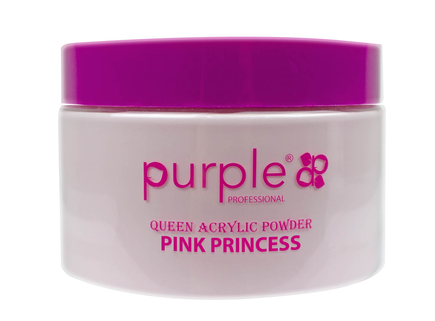 Queen Acrylic Powder Pink Princess 200 gr - Pipa Cosmetics Purple Professional®