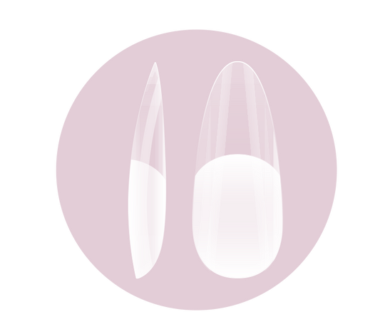 Magic Gel Tips Press On - Almond - Medium Half Matte