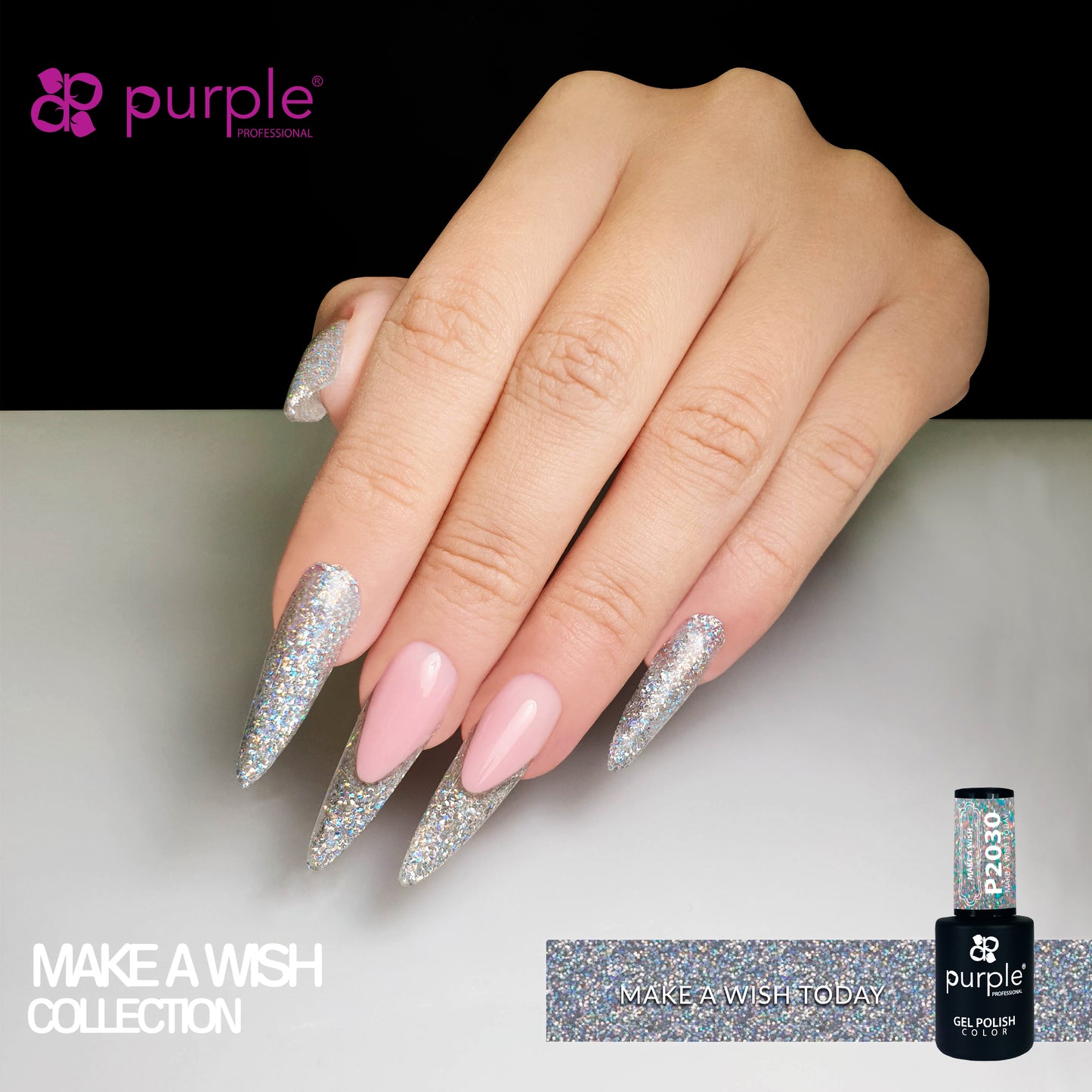 Gel Polish Make a Wish Today glitter