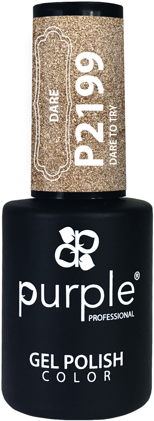 Gel Polish Dare to Try glitter